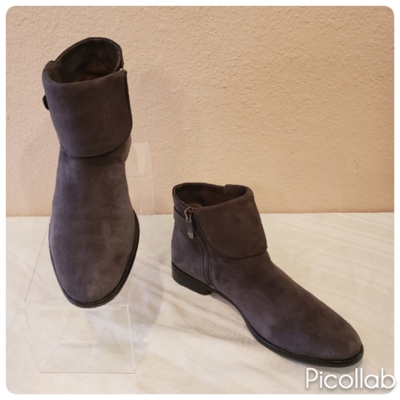 VINCE CAMUTO VC Signature Kalypso Grey Suede Boot - Picture 3 of 6